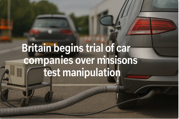 Britain Begins Trial of Car Companies Over Emissions Test Manipulation